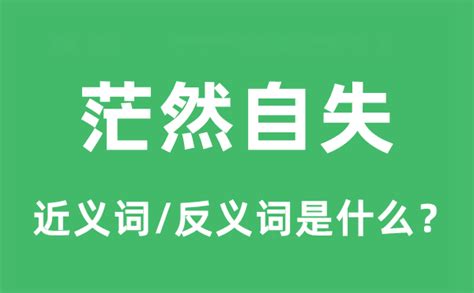 茫然 意思|茫然的意思解释、拼音、词性、用法、近义词、反义词、出处典故。